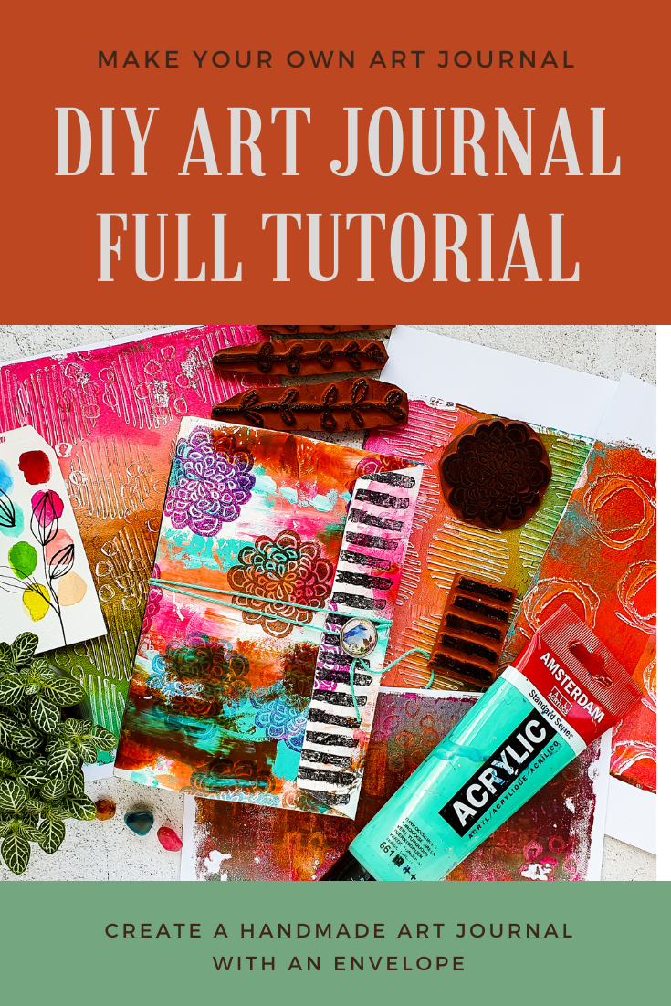 DIY – Art Journal – Handmade Book from an Envelope – Susanne Rose Art