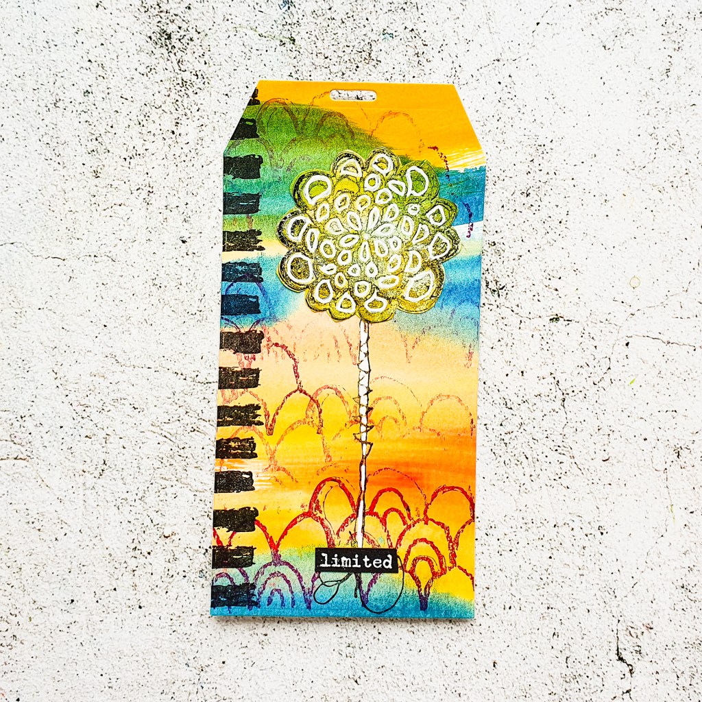 Mixed Media Tags with Gouache Background – Video Tutorial – Susanne Rose