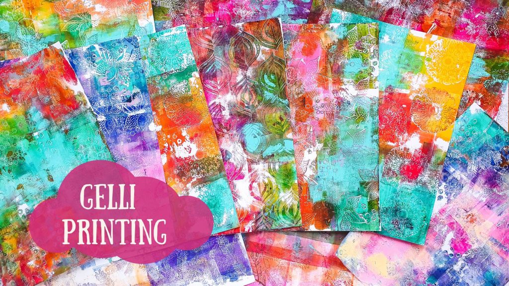 Gelli Plate Printing – Video Tutorial – Susanne Rose Art