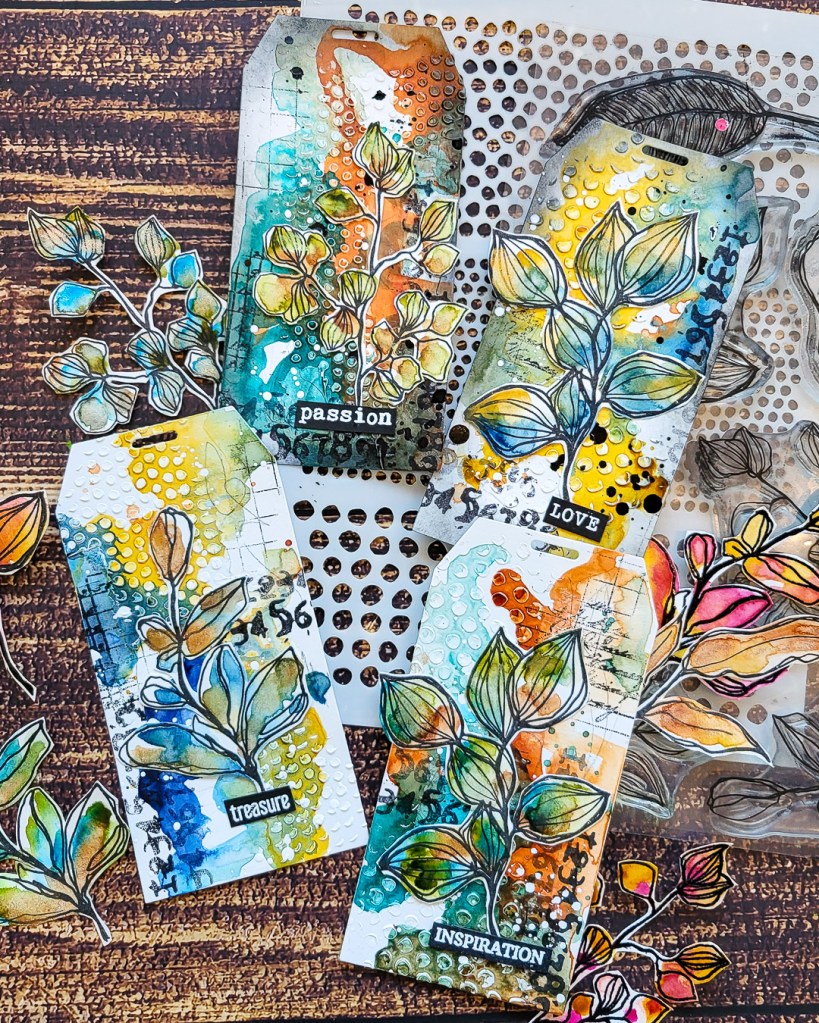 Mixed Media Tags! Video Tutorial on our Shop Blog – Susanne Rose Art